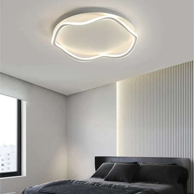 Afralia™ Smart LED Chandelier Modern Ceiling Lights with Remote Control
