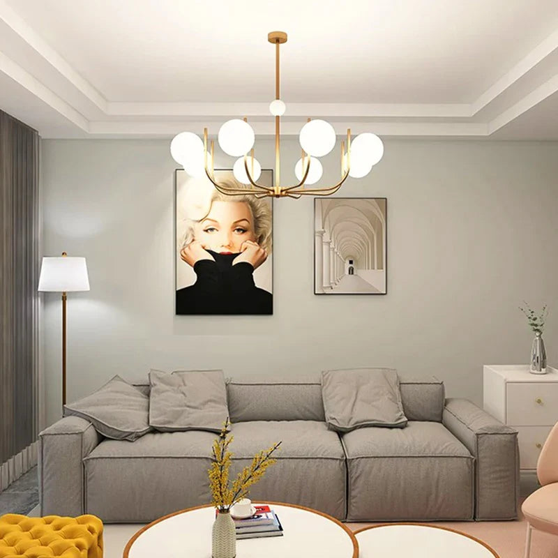 Afralia™ LED Chandeliers: Modern Pendant Lights for Living Room and Dining Room