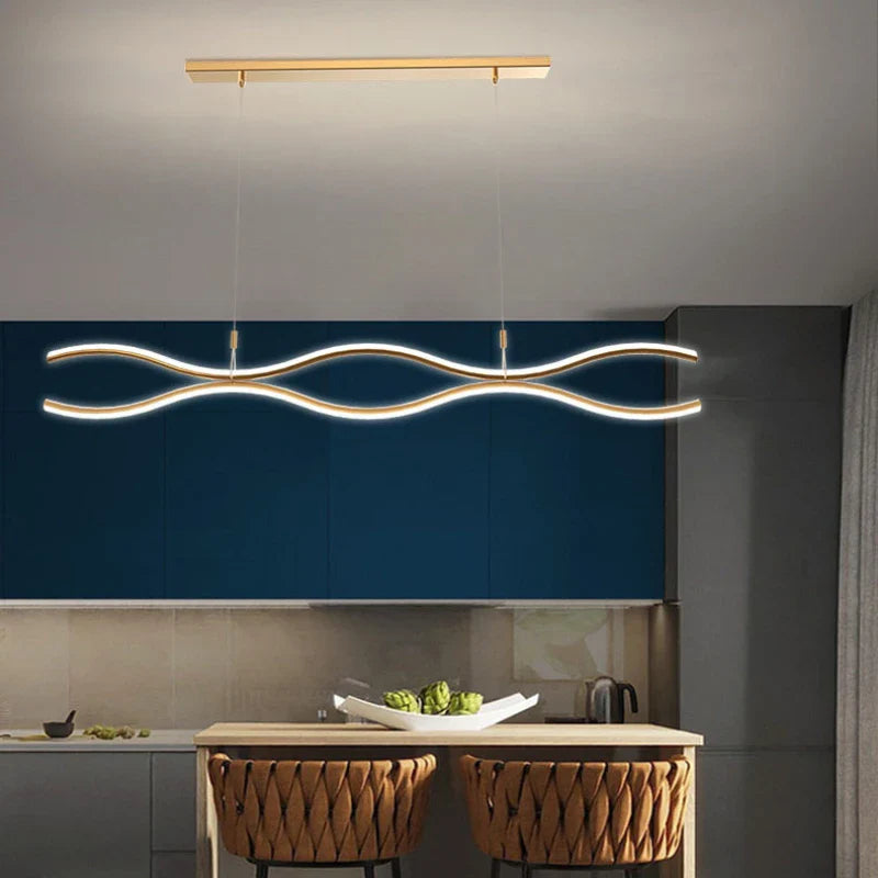 Afralia™ LED Chandelier for Modern Dining, Bar Table Pendant Light