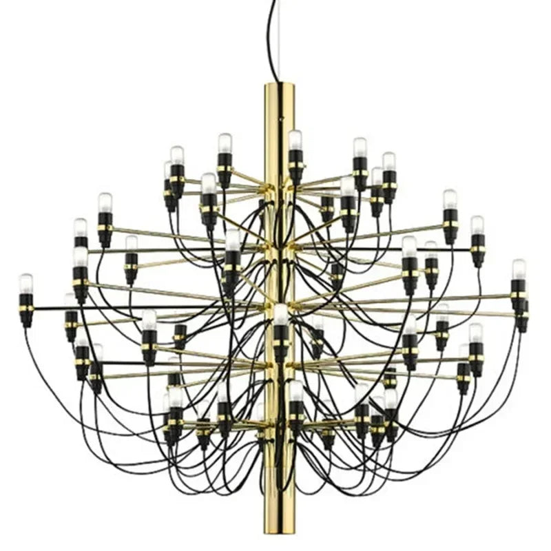 Afralia™ Luxury Gold Chrome Ceiling Chandelier for Living Room, Bedroom, Kitchen, Hotel, Home Decor