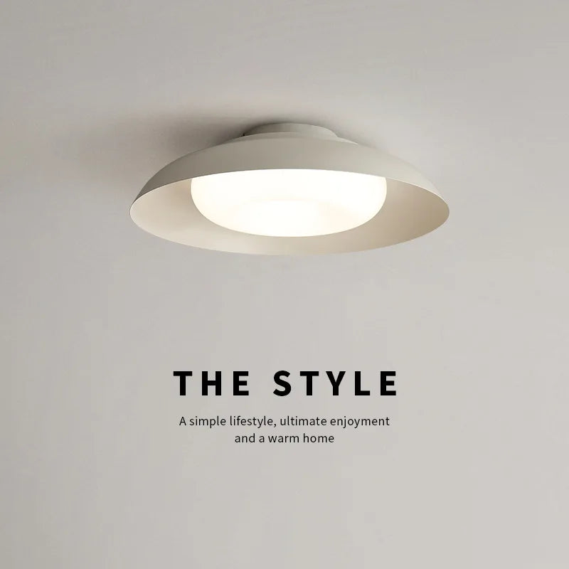 Afralia™ Modern White LED Ceiling Pendant Light for Dining Room & Bedroom