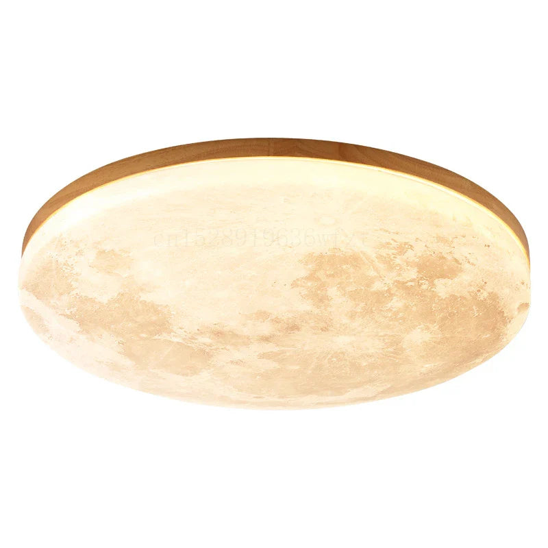 Afralia™ Solid Wood LED Ceiling Lamp for Home Decor Indoor Lighting