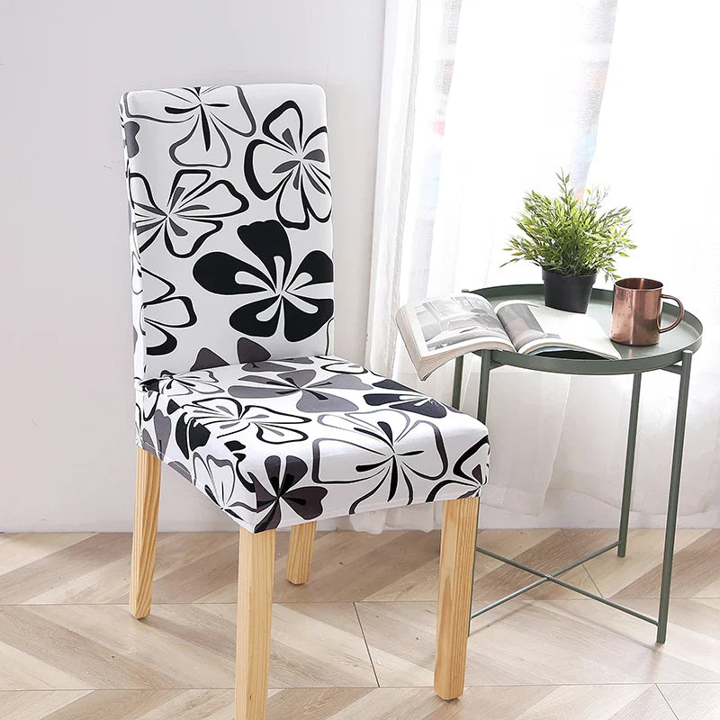 Afralia™ Stretch Print Chair Cover - Elastic Seat Slipcover