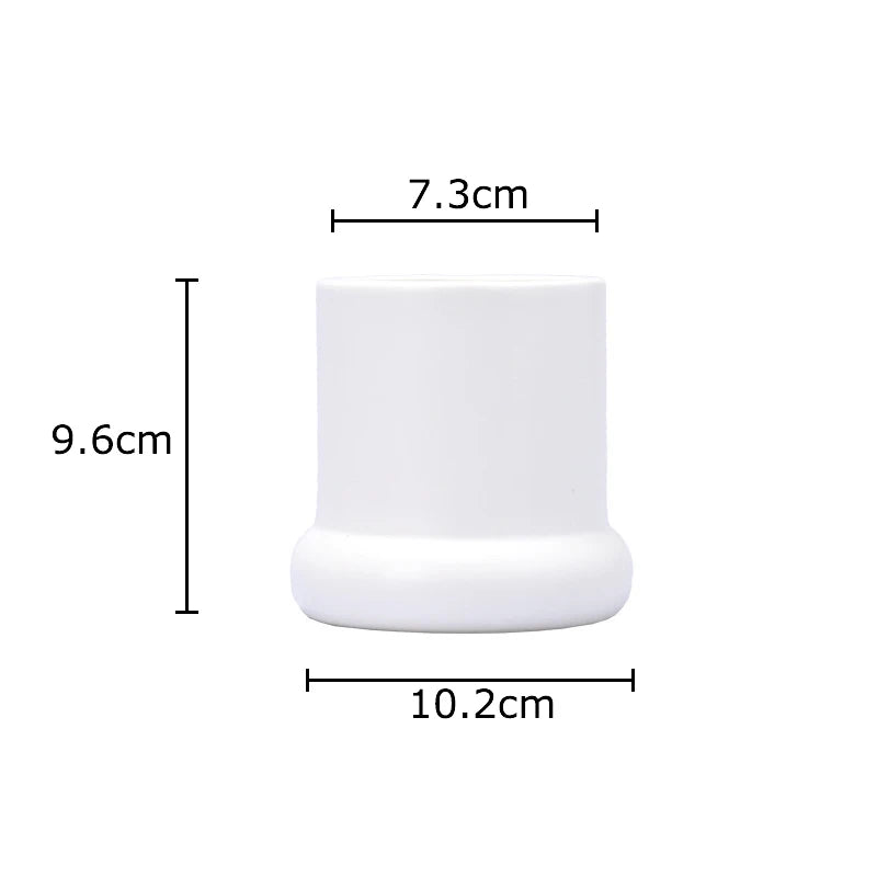 Afralia™ Ceramic Candle Holder Cylinder Candlestick Aroma Diffuser Home Decoration