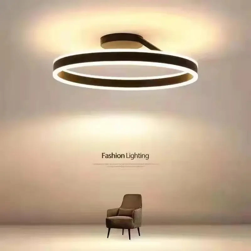 Afralia™ Modern LED Ceiling Chandelier Dimmable Pendant Light for Home Decor