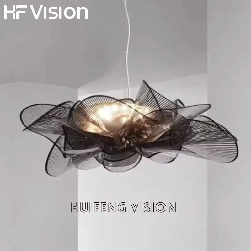 Afralia™ Modern Classic Black White PVC LED Pendant Ceiling Lamp for Home Lighting