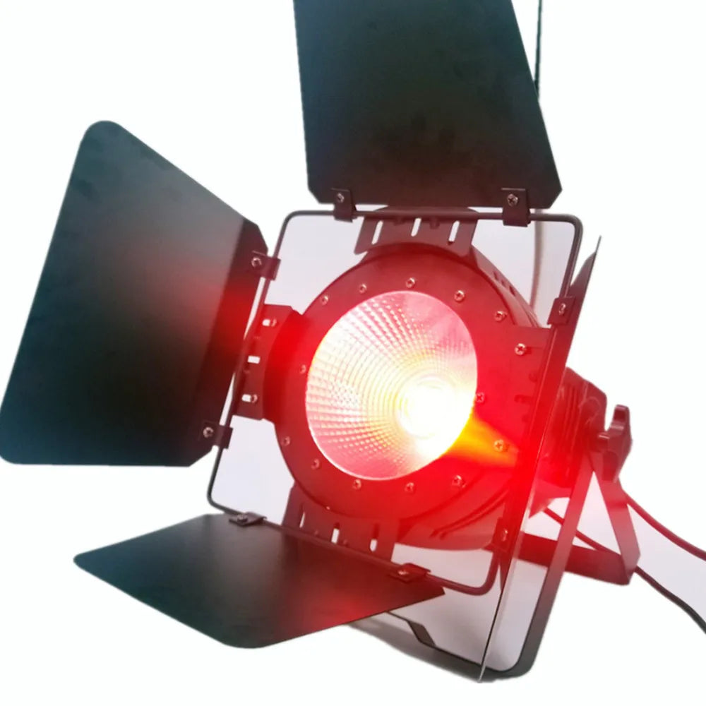 Afralia™ 200W RGBWA-UV LED Par COB Stage Light with Barn Doors