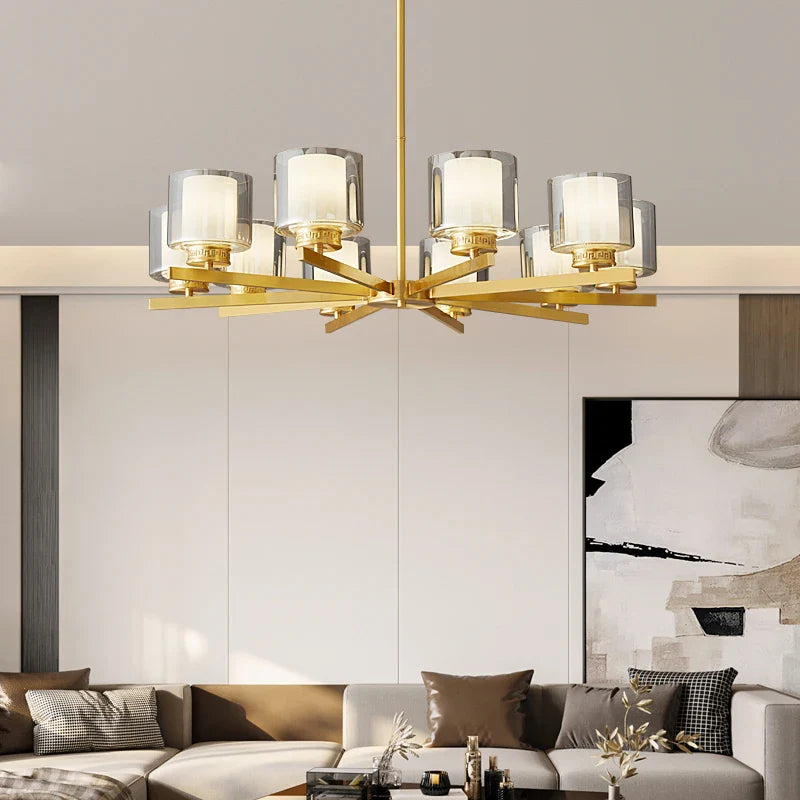 Afralia™ Vintage Chandelier for Home Decor Interior Lighting