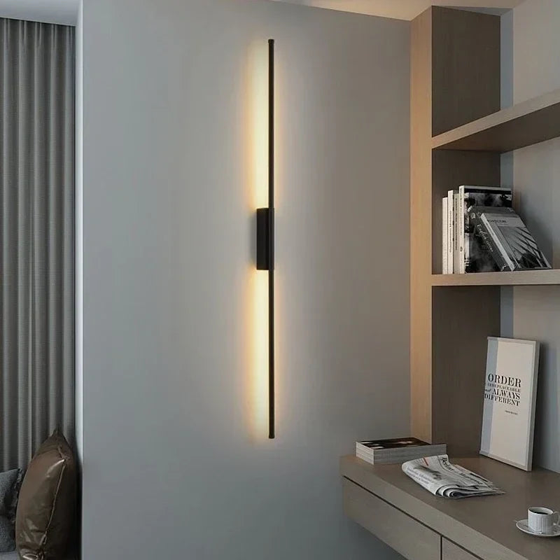Afralia™ Nordic Slim LED Wall Sconces for Bedroom & Living Room