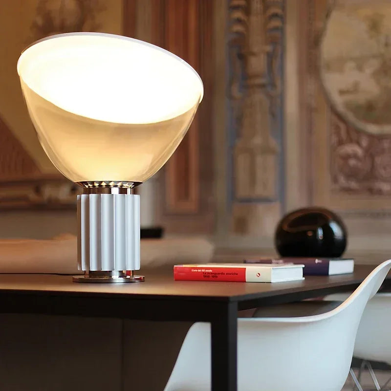 Afralia™ Radar Glass Table Lamp | Stylish Italian Designer Light for Home Decor