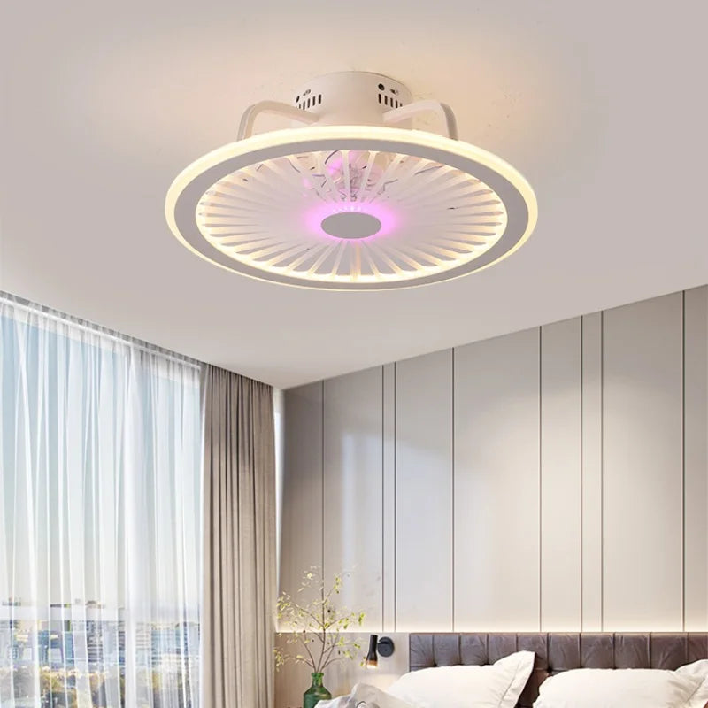 Nordic Style Ceiling Fan Light for Bedroom, Living Room, Children's Room by Afralia™