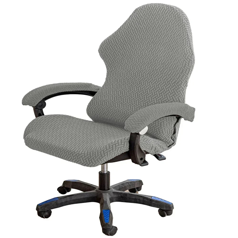Afralia™ Swivel Armchair Cover: Thick Elastic Fabric, Dustproof Seat for Home & Hotel