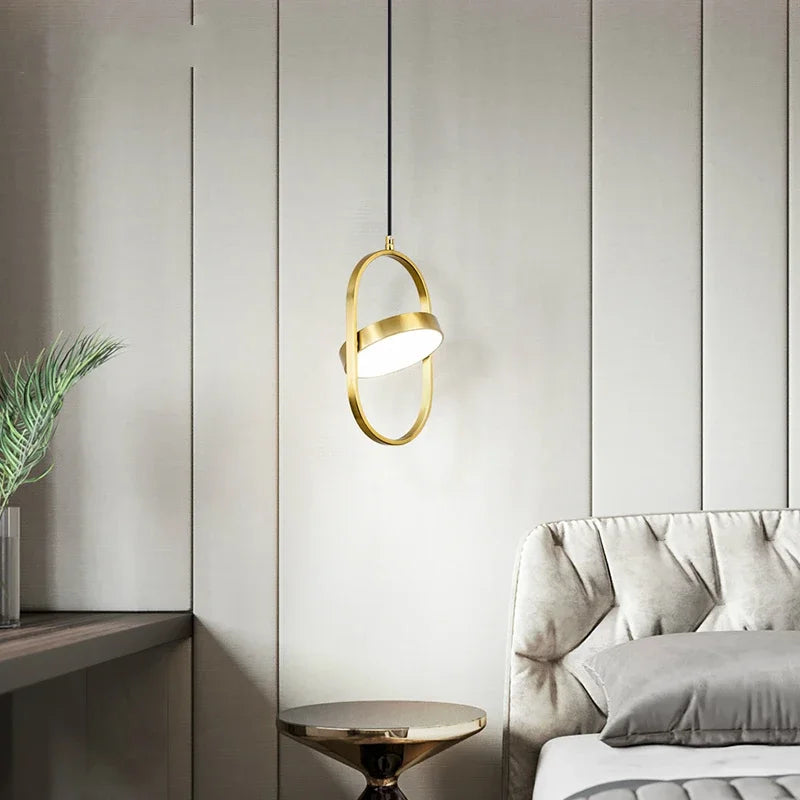 Afralia™ Modern Gold Pendant Lights for Home Decor & Lighting