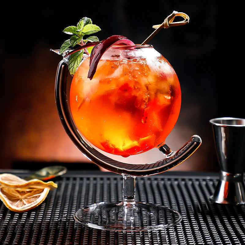 Afralia™ Globe Bubble Martini Glass Cup: Premium Quality Transparent Drinkware