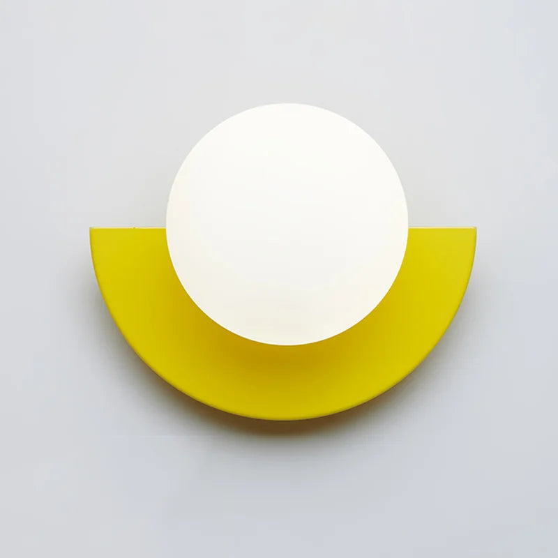 Afralia™ Macaron LED Kids Wall Lamp: Minimalist Colorful Lighting for Children's Room