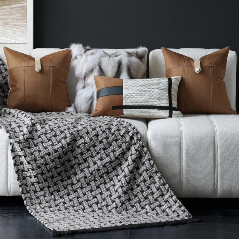 Afralia™ Italian Luxury Pillowcase: Elegant Home & Hotel Designer Cushion Cover