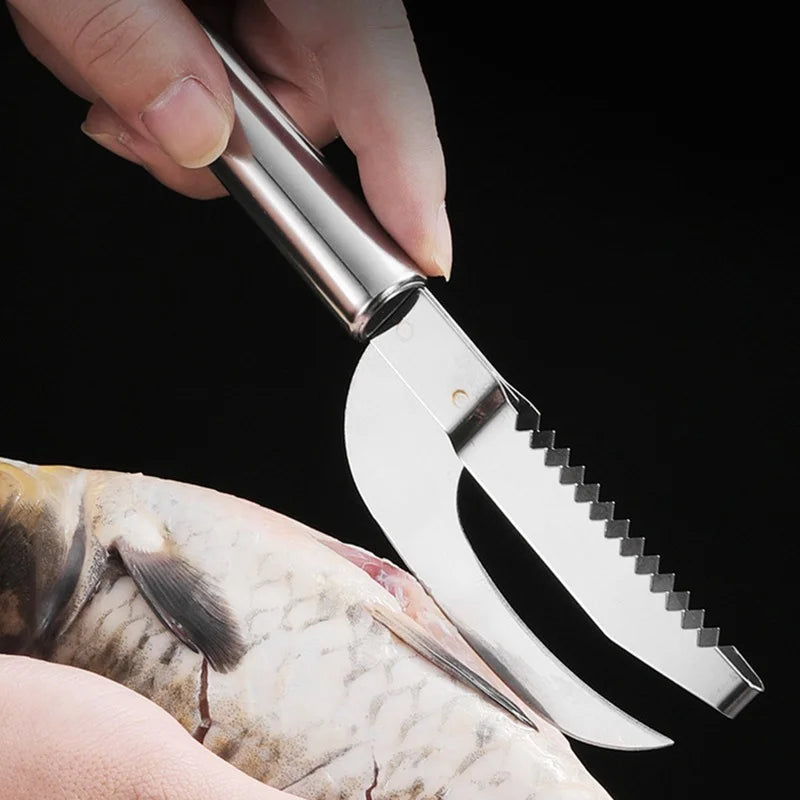 Afralia™ Fish Scale Scraper Brush Grater - Fast Seafood Peeler Tool for Kitchen