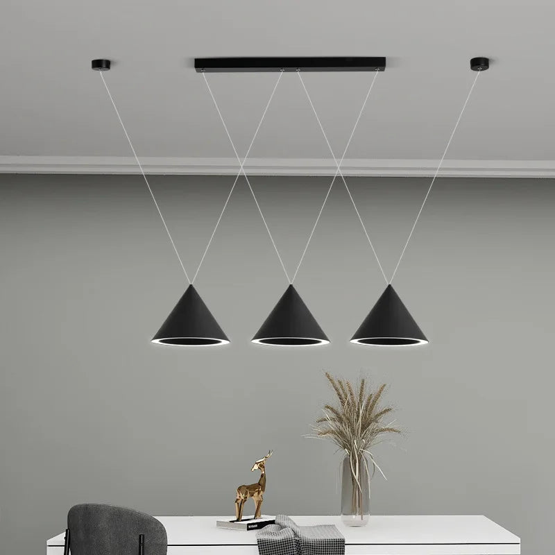 Afralia™ LED Pendant Lamp: Minimalist Kitchen Island Hanging Light for Living Room & Dining Table