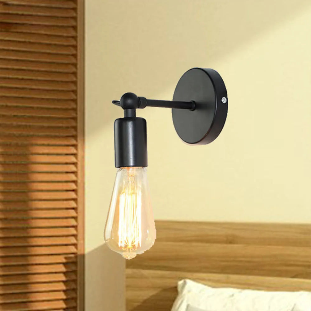 Afralia™ Nordic Sconce Wall Lamp: Adjustable E27 Home Light Fixture