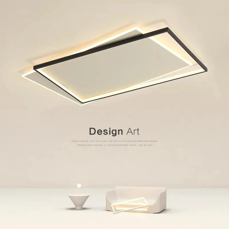 Afralia™ Nordic LED Ceiling Lamp for Living Room Bedroom Study Indoor Decor