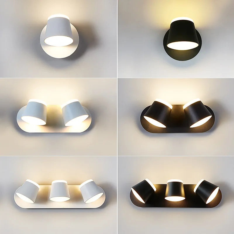 Afralia™ Nordic LED Wall Lamp for Bedroom Study Living Room Indoor Sconce Lighting