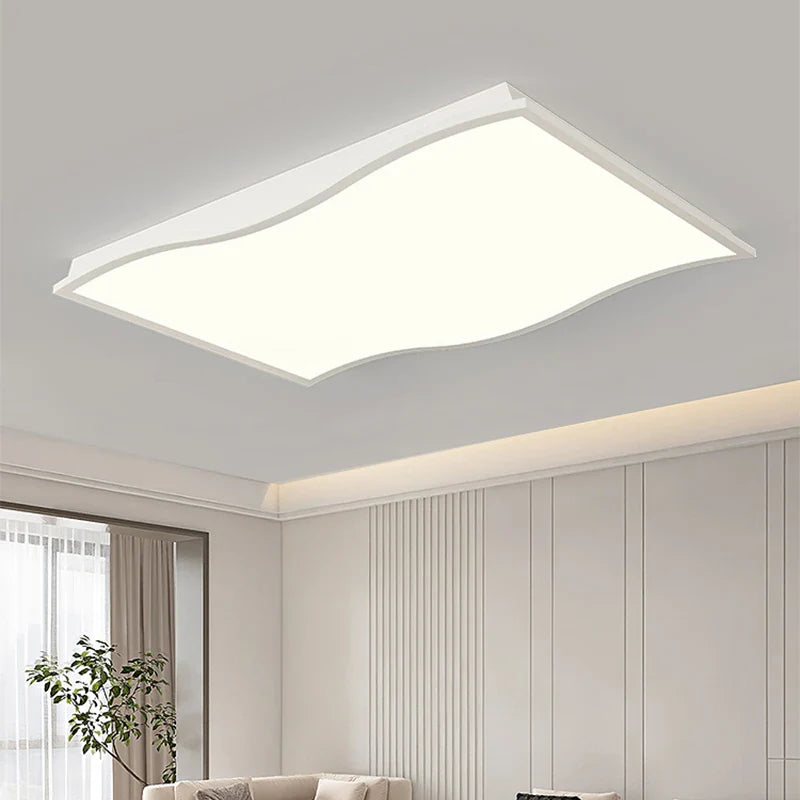 Afralia™ Minimalist LED Ceiling Light in Black & White for Living, Dining, Bedroom & Kitchen