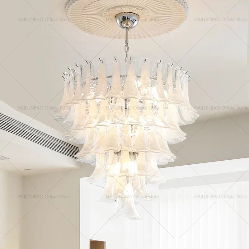 Afralia™ Elegant Crystal Chandelier for Duplex Apartment & Villa Staircase