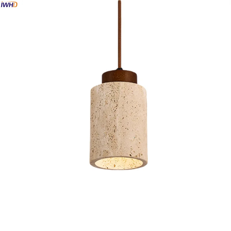 Afralia™ Wabi Sabi LED Hanging Lamps Vintage Japanese Style Pendant Light Home Decor