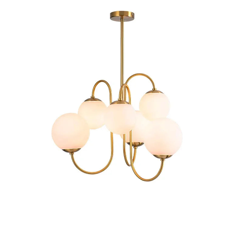 Afralia™ Milk White Glass Pendant Lights for Modern Indoor Decor Lighting