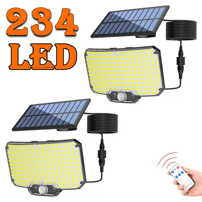 Afralia™ Super Bright Solar Motion Sensor LED Wall Lamp 3 Mode Waterproof Garden Light