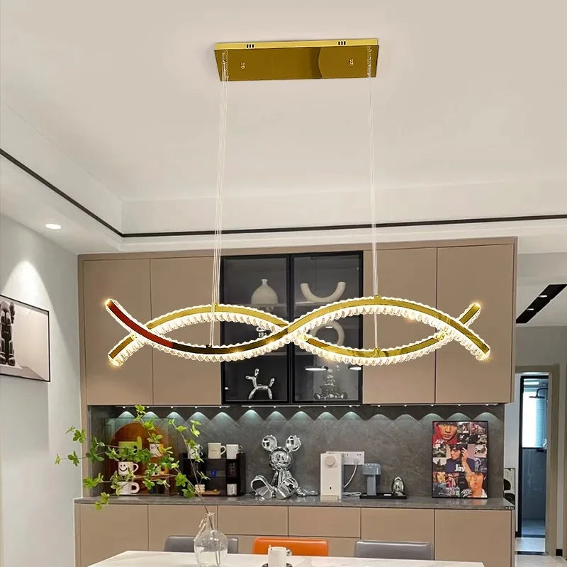 Afralia™ Modern Pendant Chandelier for Dining Room Ceiling Lighting