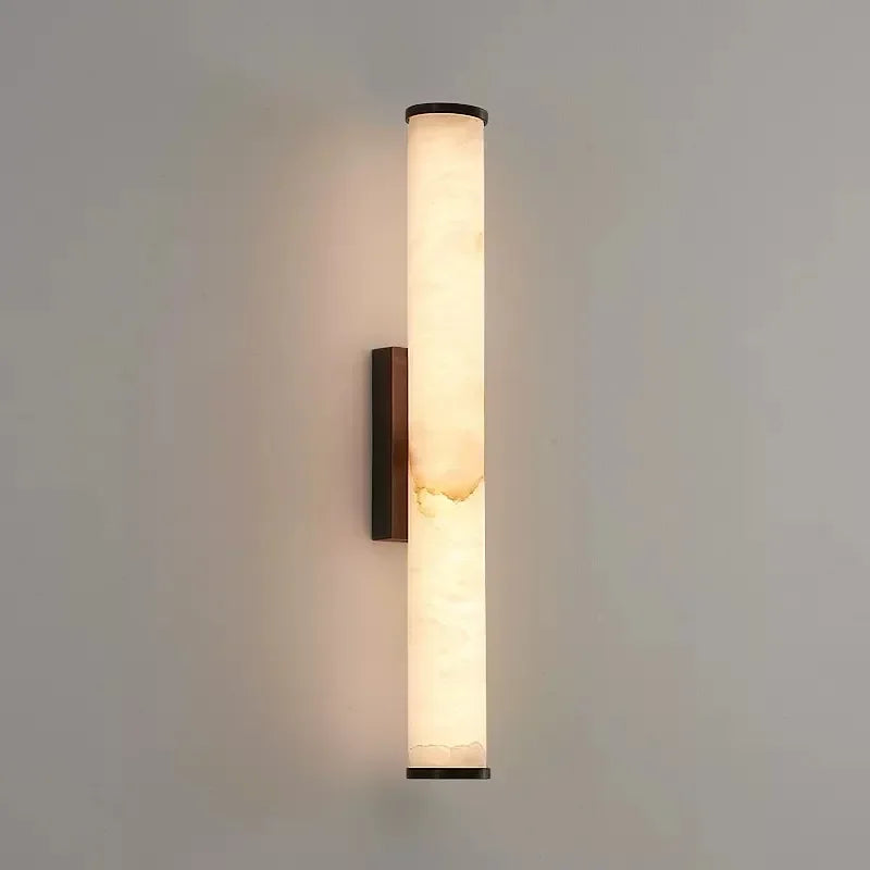 Afralia™ Copper Marble Wall Lamp Modern Luxury Living Room Bedroom Light