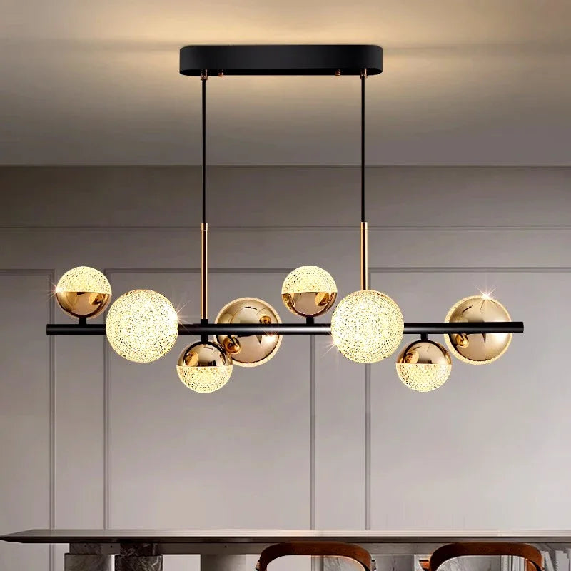 Afralia™ Modern Chandelier Pendant Light for Dining Room Ceiling, Indoor Lighting Fixture