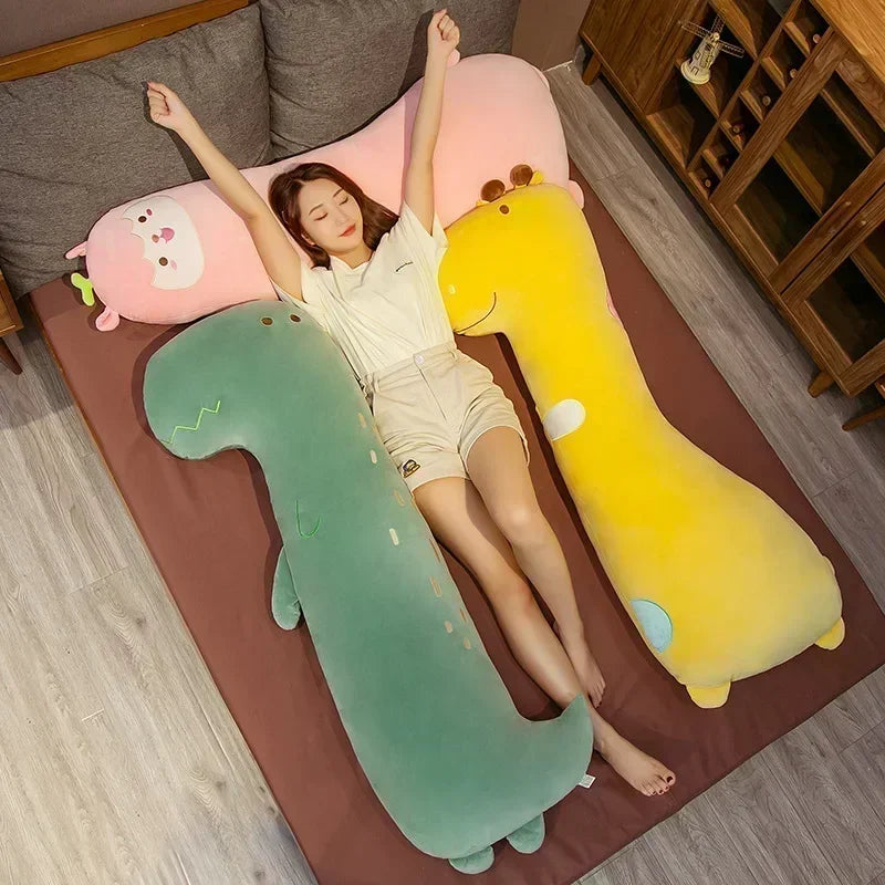 Afralia™ Cartoon Animal Side Sleep Body Pillow: Soft Cozy Long Pillow for Girlfriend, Schoolmate - Cute Birthday Gift