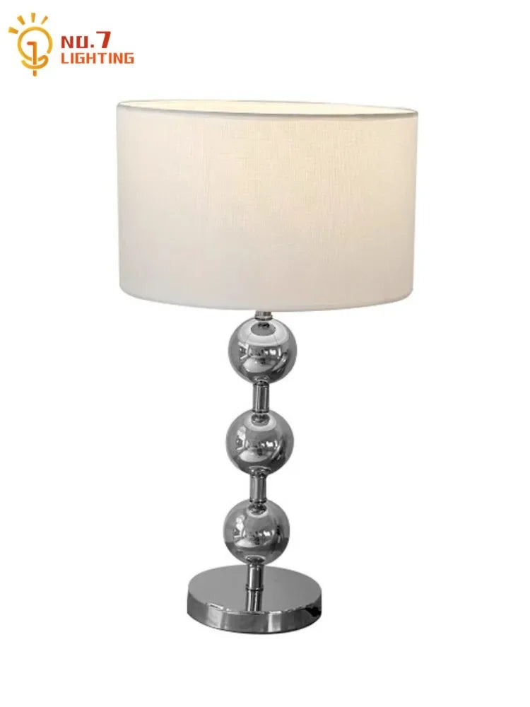 Afralia™ Nordic Bauhaus Gourd Table Lamp, E27 Bedside Decorative Iron Art Desk Light