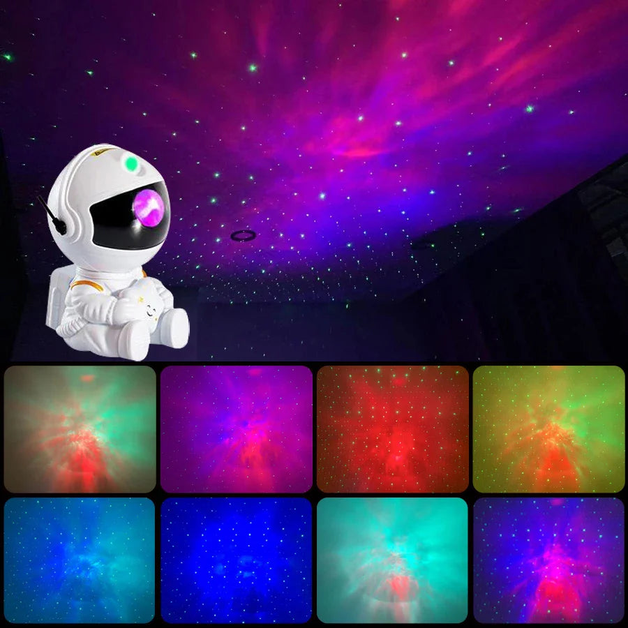 Afralia™ Galaxy Star Projector Night Light for Bedroom Decor - Kids Birthday Gift