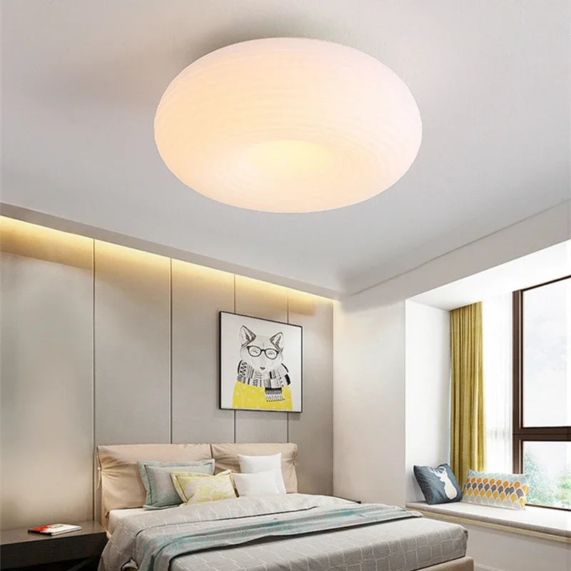 Afralia™ Minimalist Eco-Friendly PE Ceiling Pendant Light for Kitchen Dining Bedroom