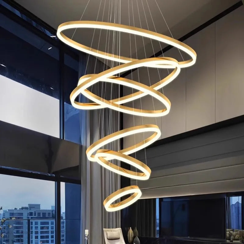 Afralia™ Modern Pendant Lights Indoor Dining Room Chandelier Ceiling L
