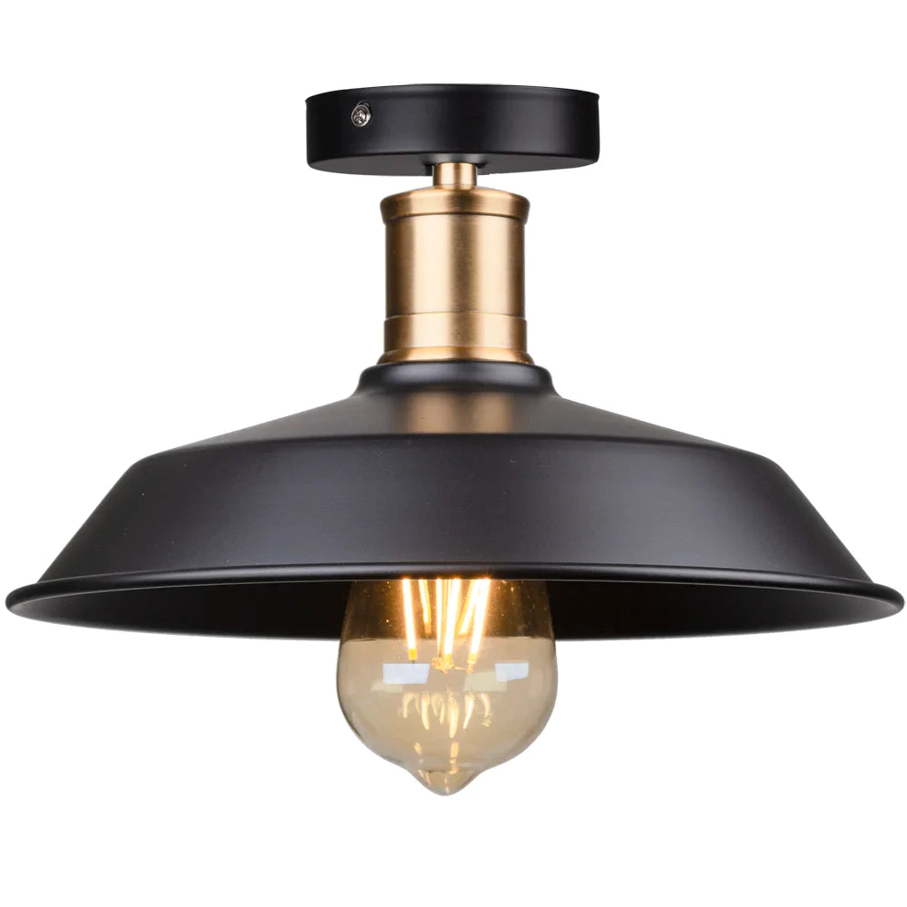 Afralia™ Vintage Industrial Ceiling Light for Home Lighting