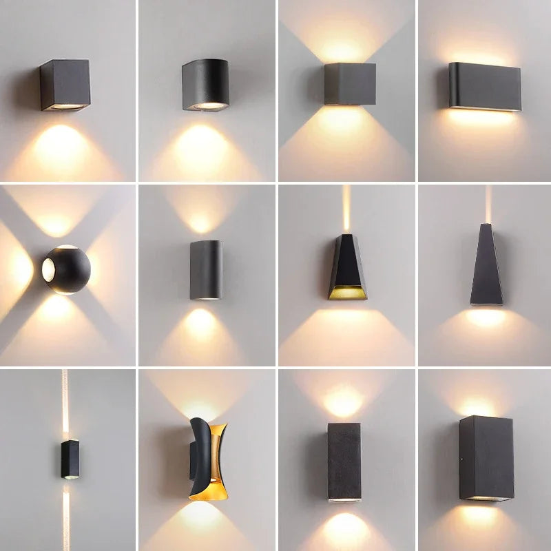 Afralia™ Minimalist Outdoor Porch Wall Lamp for Hotel Corridor, Staircase, Walkway, Living Room, Bedroom