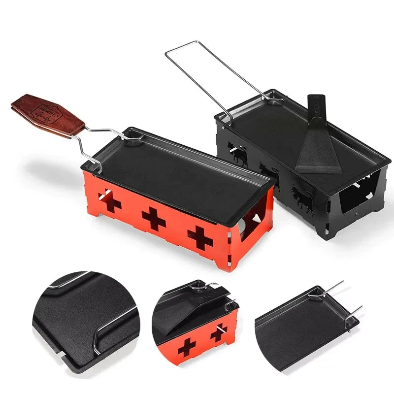 Afralia™ Mini Cheese Grill Non-Stick Baking Tray, Household BBQ Baking Tools