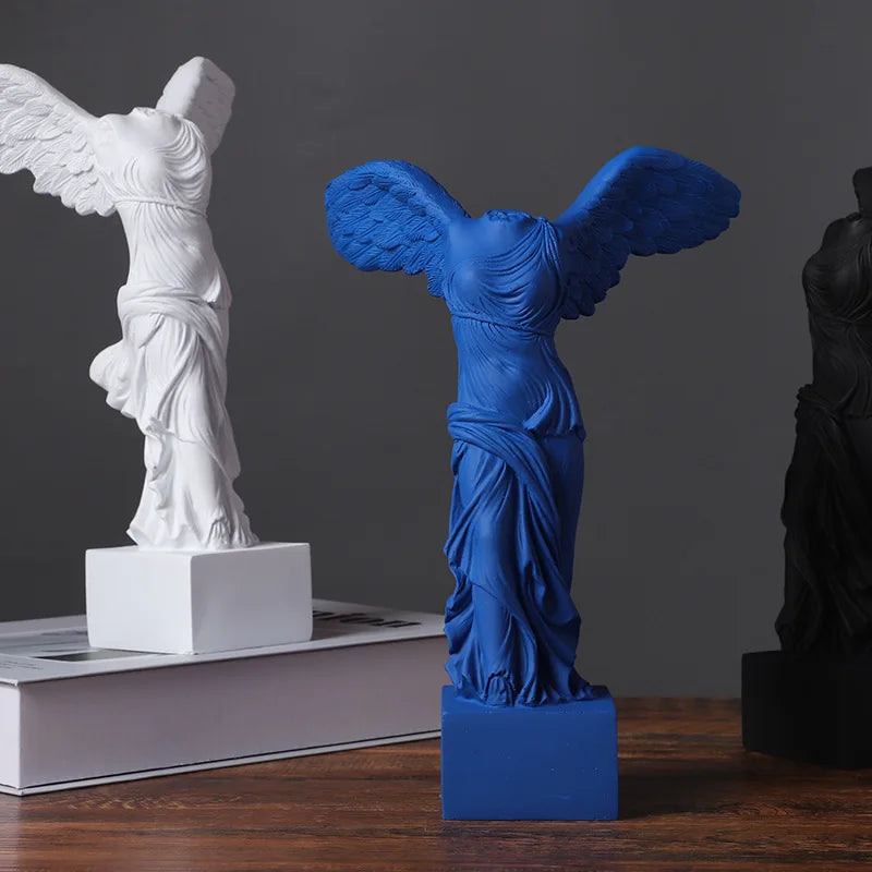 Afralia™ Victoria Goddess Figure Sculpture: Roman Winged Victory Samothrace, Home Decor & Gift Collection