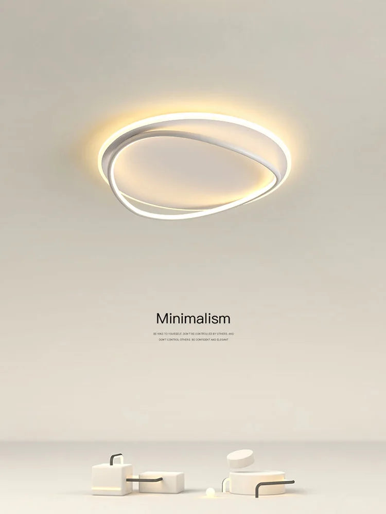 Afralia™ Modern LED Ceiling Lamp for Dining Room Living Study Lighting