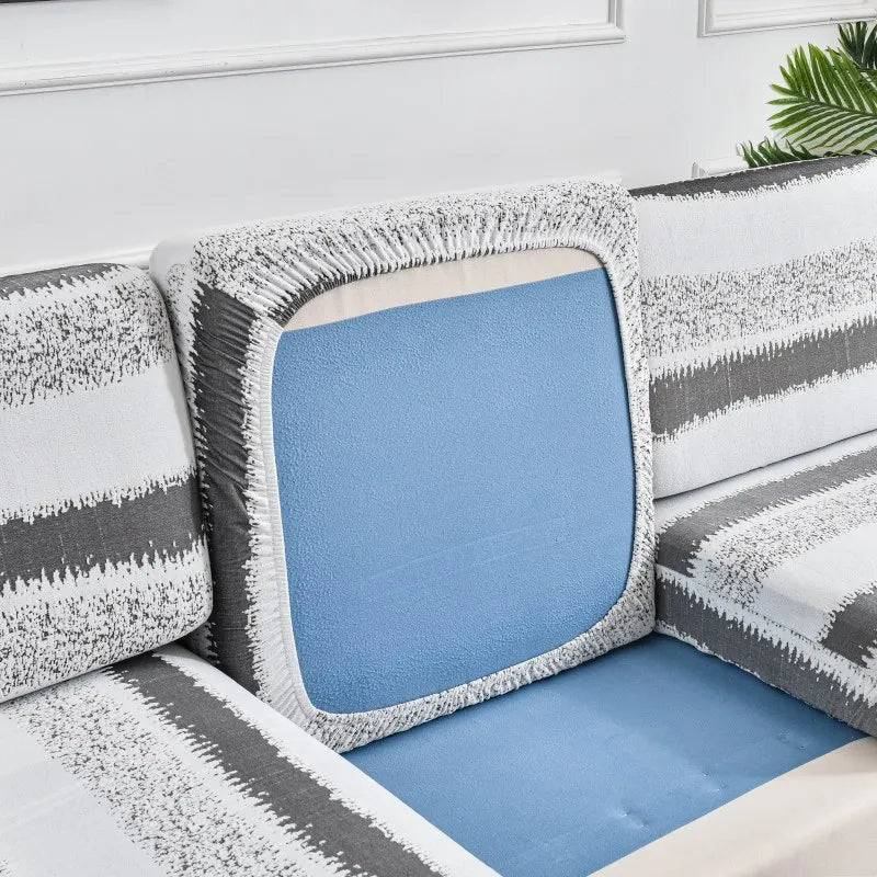 Afralia™ Premium Jacquard Chenille Sofa Seat Covers - Stretchy & Thick Loveseat Protector