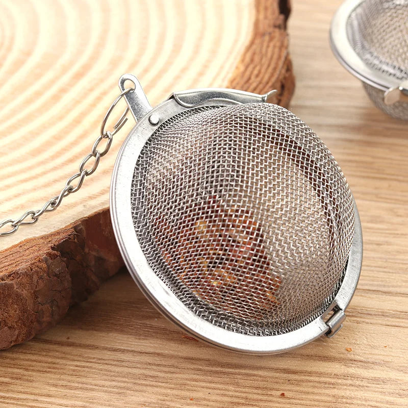 Afralia™ Seasoning Ball: Stainless Steel Fine Mesh Spice Filter for Soup, Stew, Tea