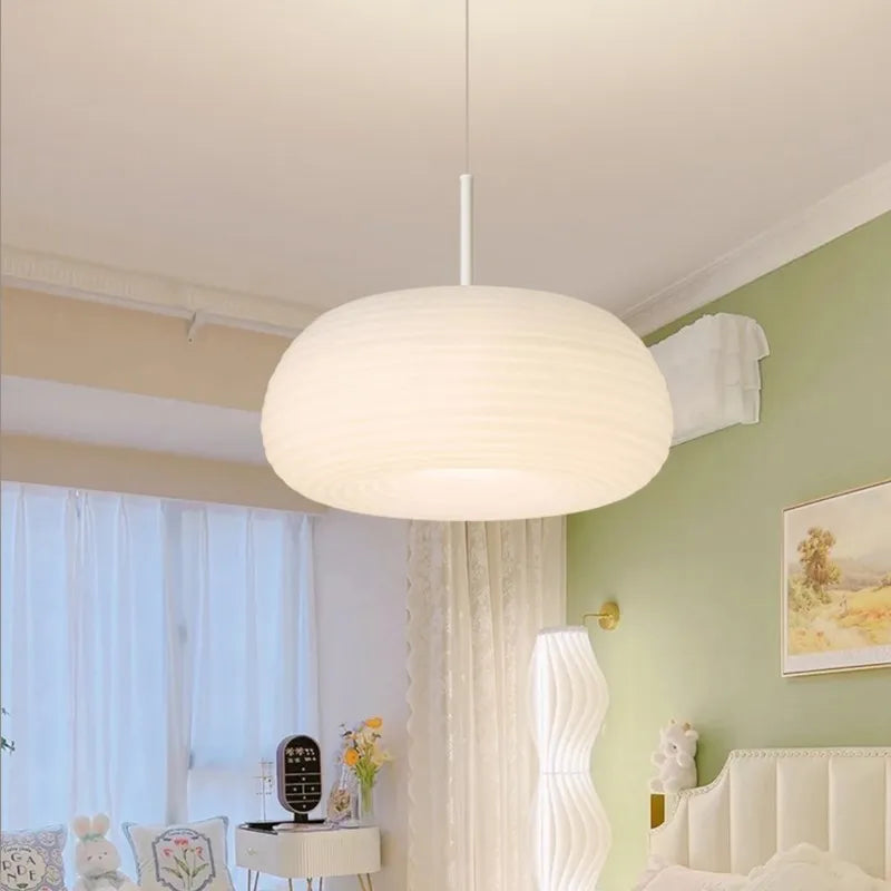 Afralia™ Cream Apple LED Pendant Light for Cozy Illumination in Home Décor