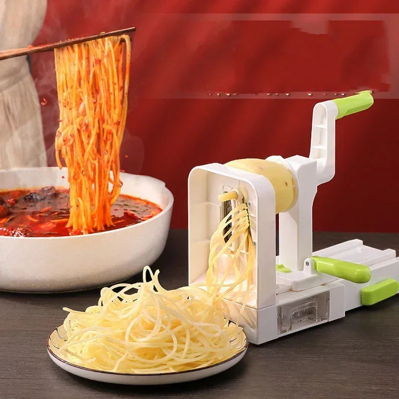 Afralia™ Spiralizer: Multifunctional Vegetable Grater & Potato Spiral Slicer Noodle Maker