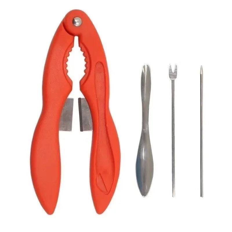 Seafood Tools Set by Afralia: Crackers, Shellers, Forks, Pickers, Cups & More