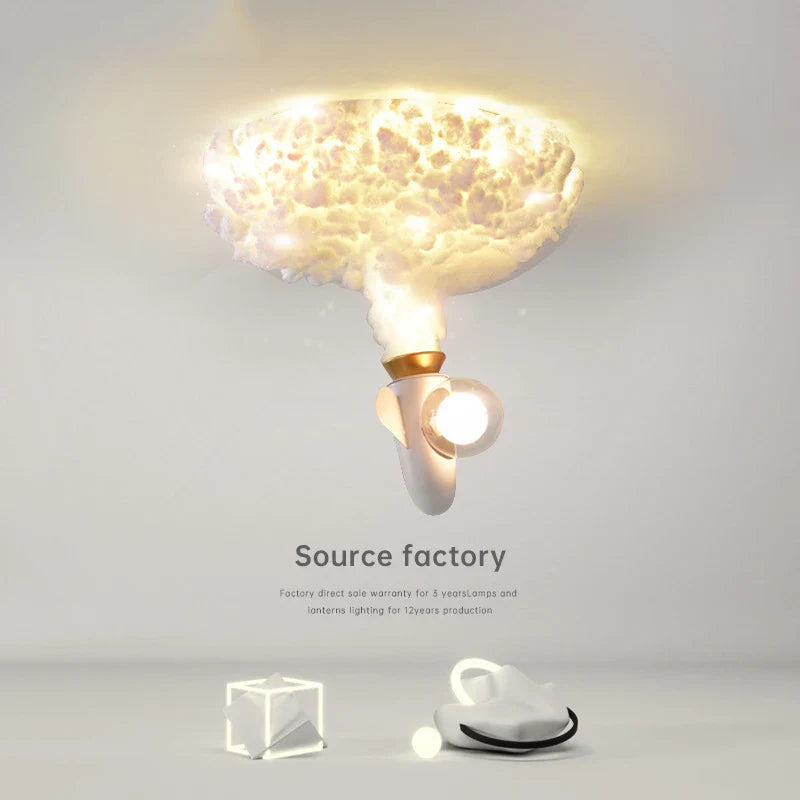 Afralia™ Rocket Kids LED Pendant Light: Creative Jet Chandelier for Children's Bedroom.