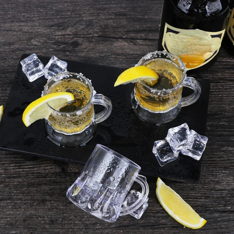 Afralia™ Mini Beer Cup with Handle for Party and Barware